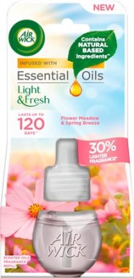 Illatosító készülék utántöltő, elektromos, 19 ml, AIR WICK "Life scents", tavaszi virágos mező