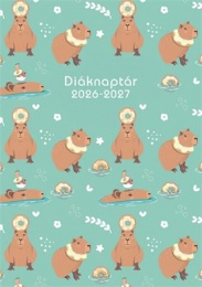 Diáknaptár, 2026/2027 tanév, B6, heti, TOPTIMER, "Capibara"